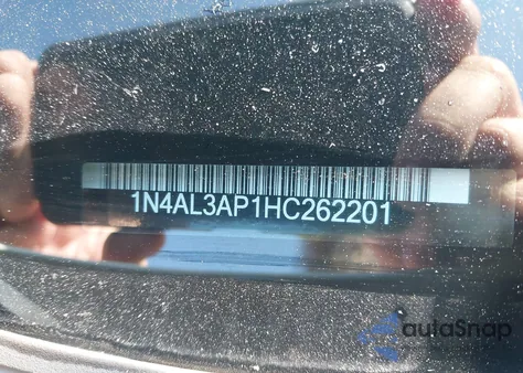 2017 Nissan Altima 2.5 S z USA, uszkodzony, nr VIN 1N4AL3AP1HC262201